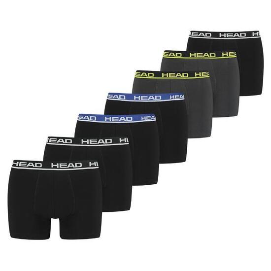Boxershort Herren 7er Pack Figurbetont-HEAD BASIC BOXER TRUNKS