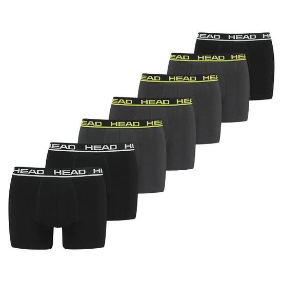 Boxershort Herren 7er Pack Figurbetont-HEAD BASIC BOXER TRUNKS
