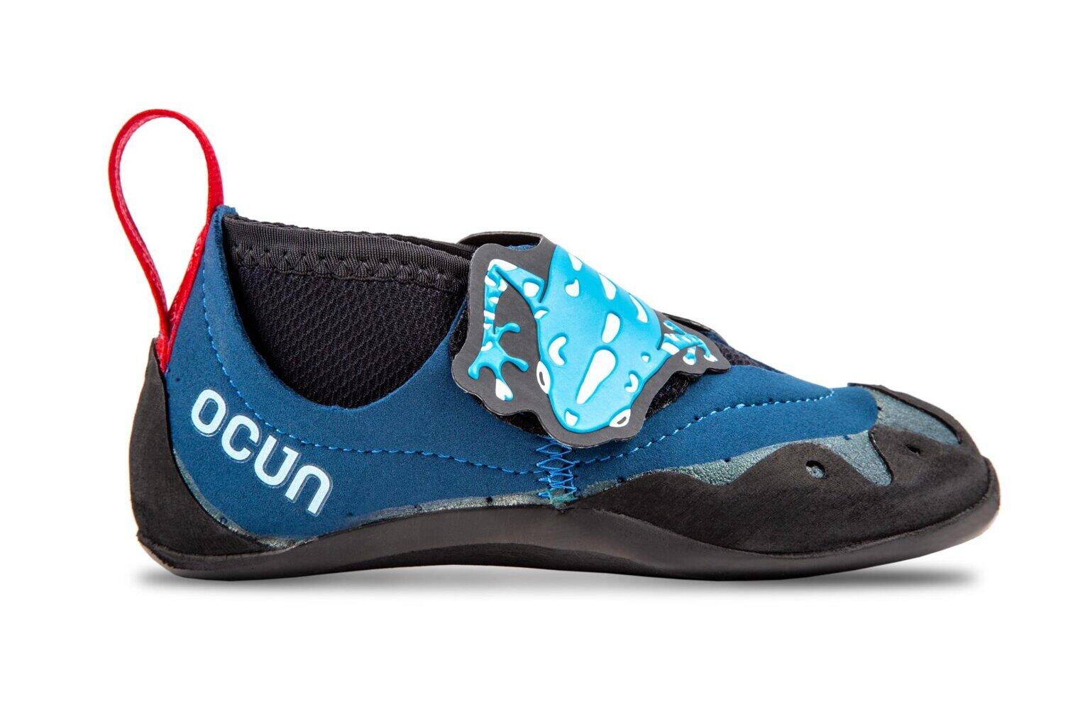 Chausson d'escalade enfant Ocún Ribbit blue microfibre 3/7