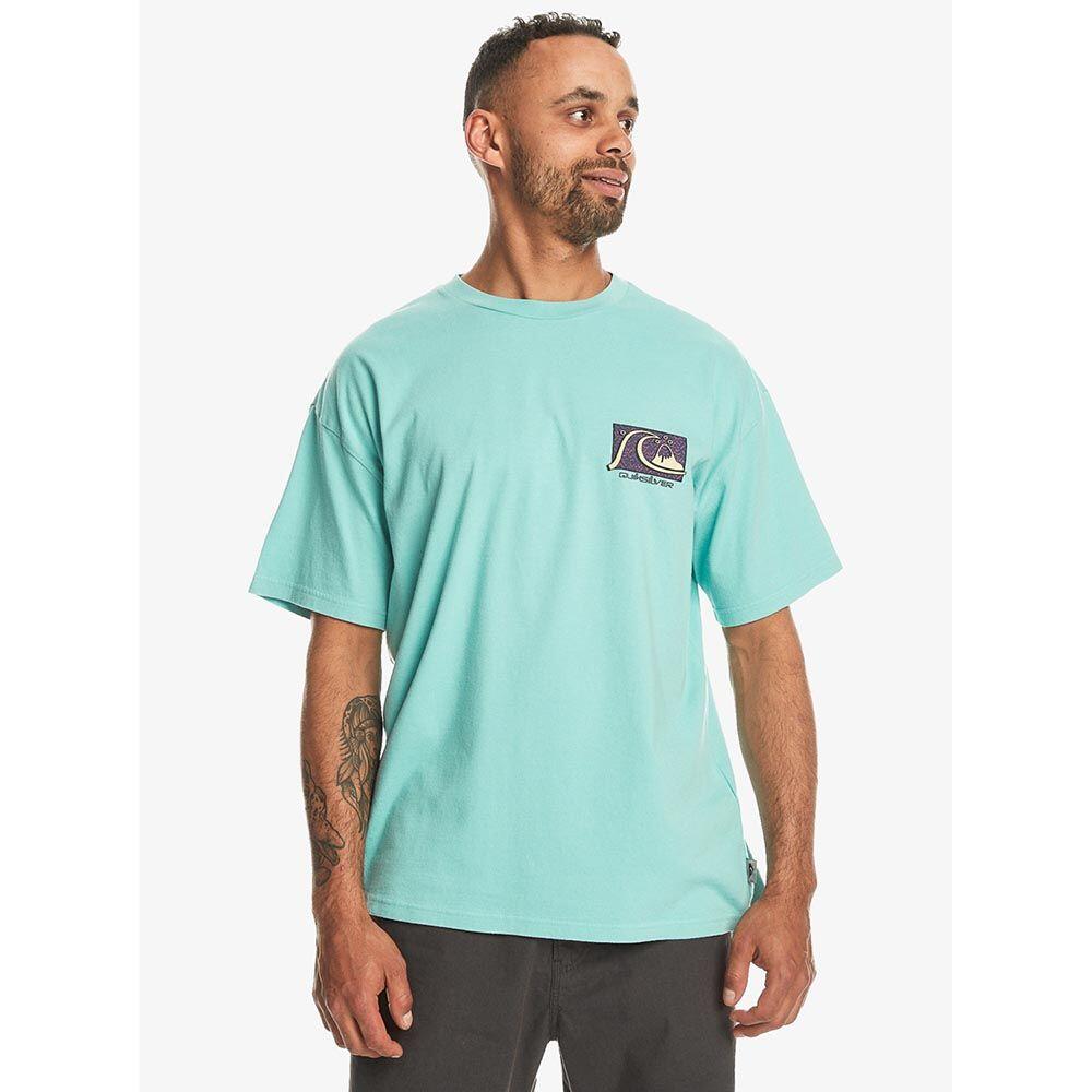 QUIKSILVER triko QUIKSILVER Take Us Back Bubble SS Marine Blue