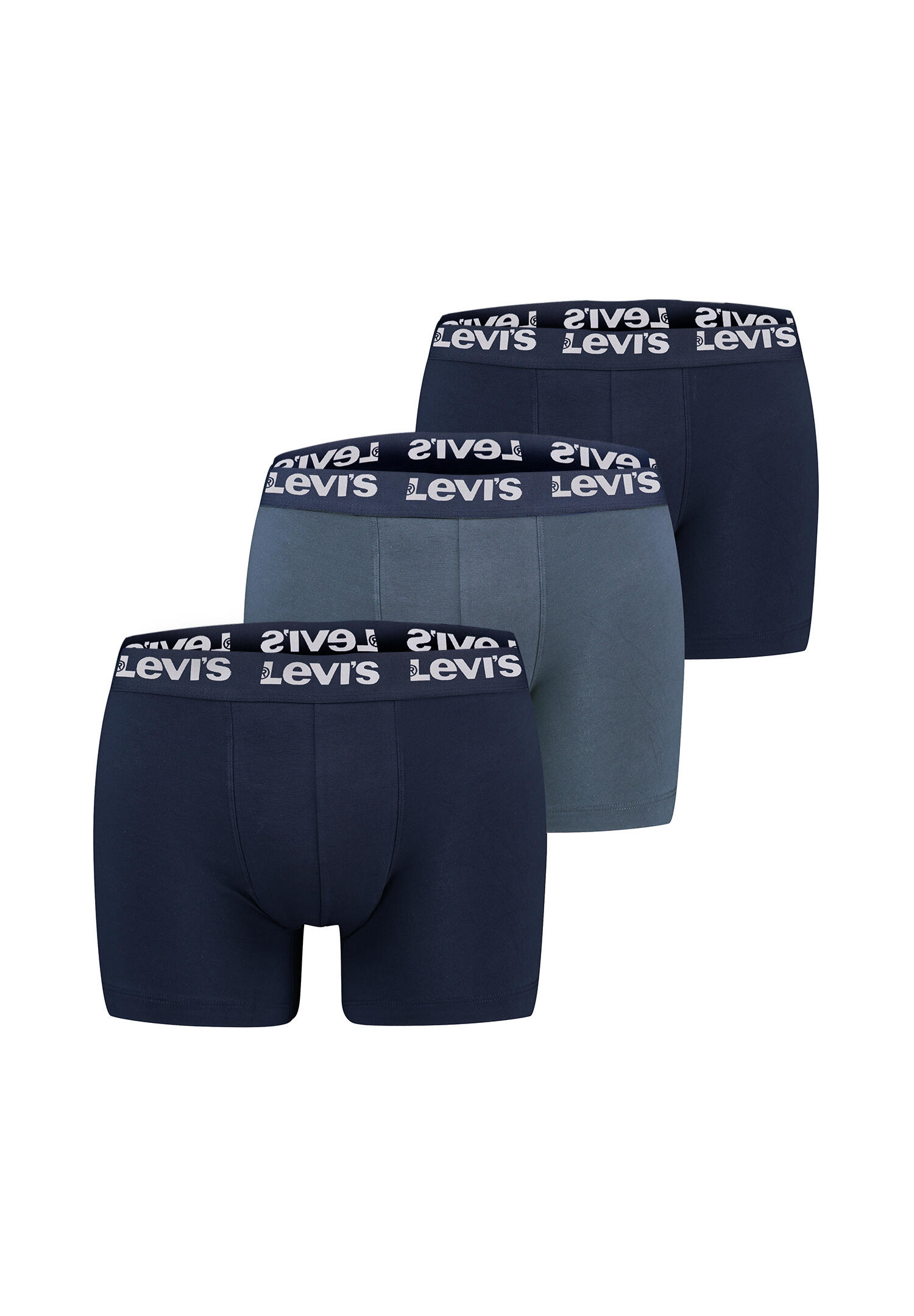 3 er Pack Herren Levis REPEAT LOGO BOXER Brief Boxershorts Unterwäsche Pants 2/4