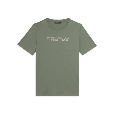T-shirt Manica Corta con Logo FREDDY Olografico