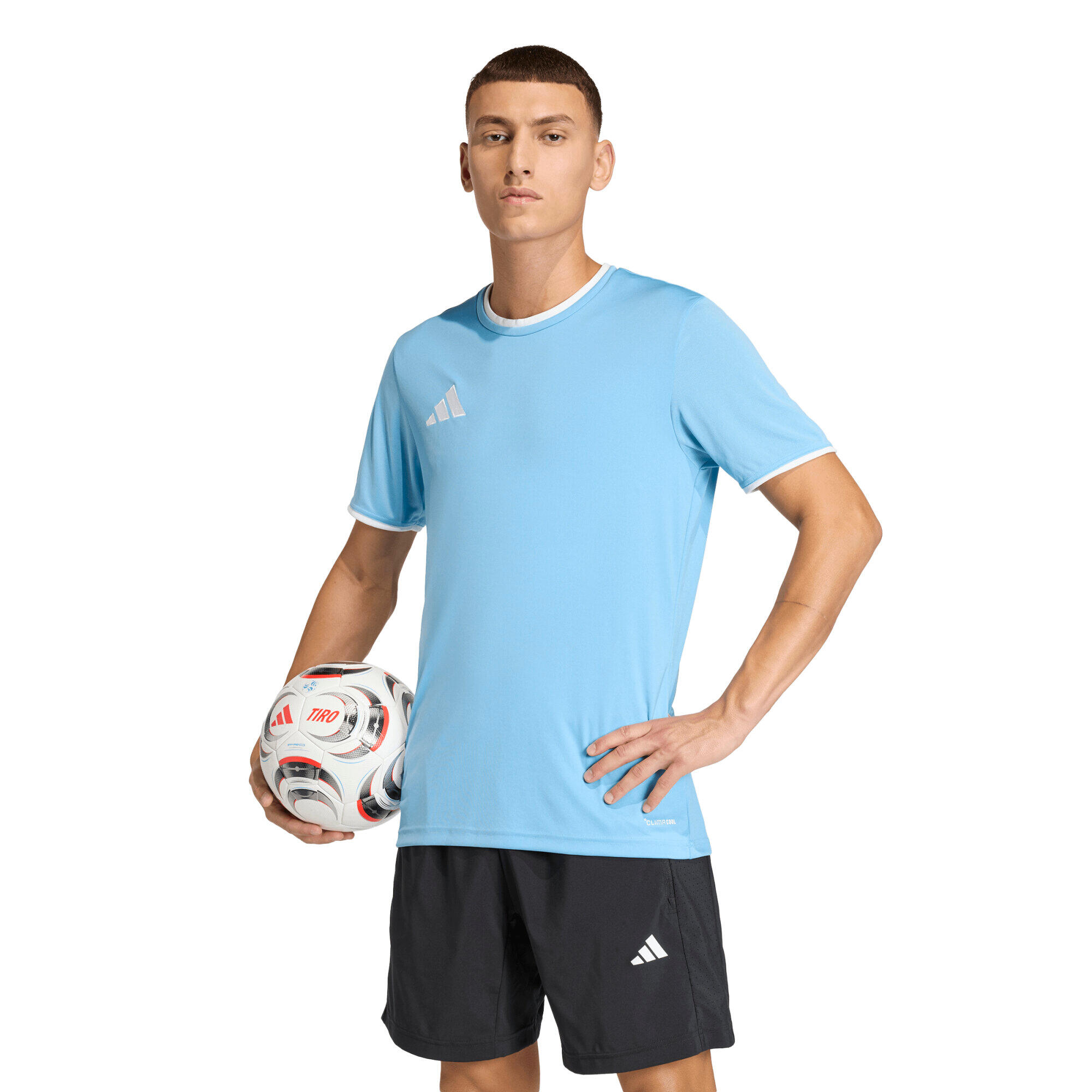 Camiseta adidas Entrada 26 hombre, corte ajustado, Climacool 3/7
