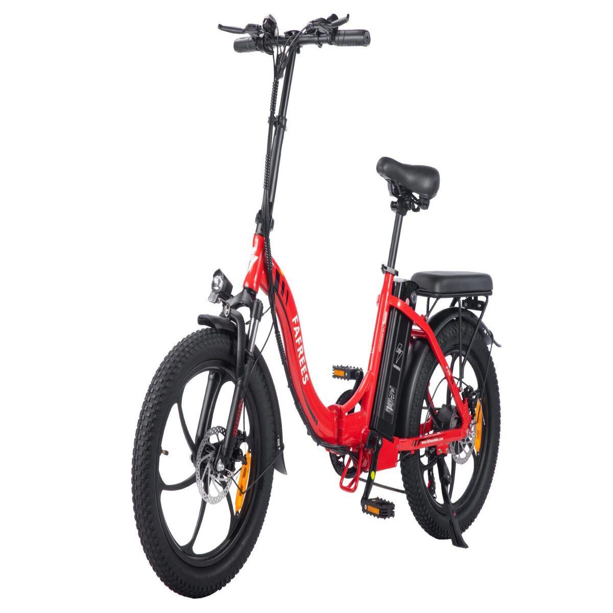 Bicicleta Eléctrica FAFREES F20 250W  576WH Roja 4/5