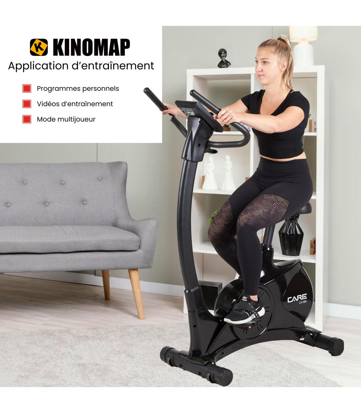 Heimtrainer - CARE - CV-395 Ergometer und verbunden 2/8