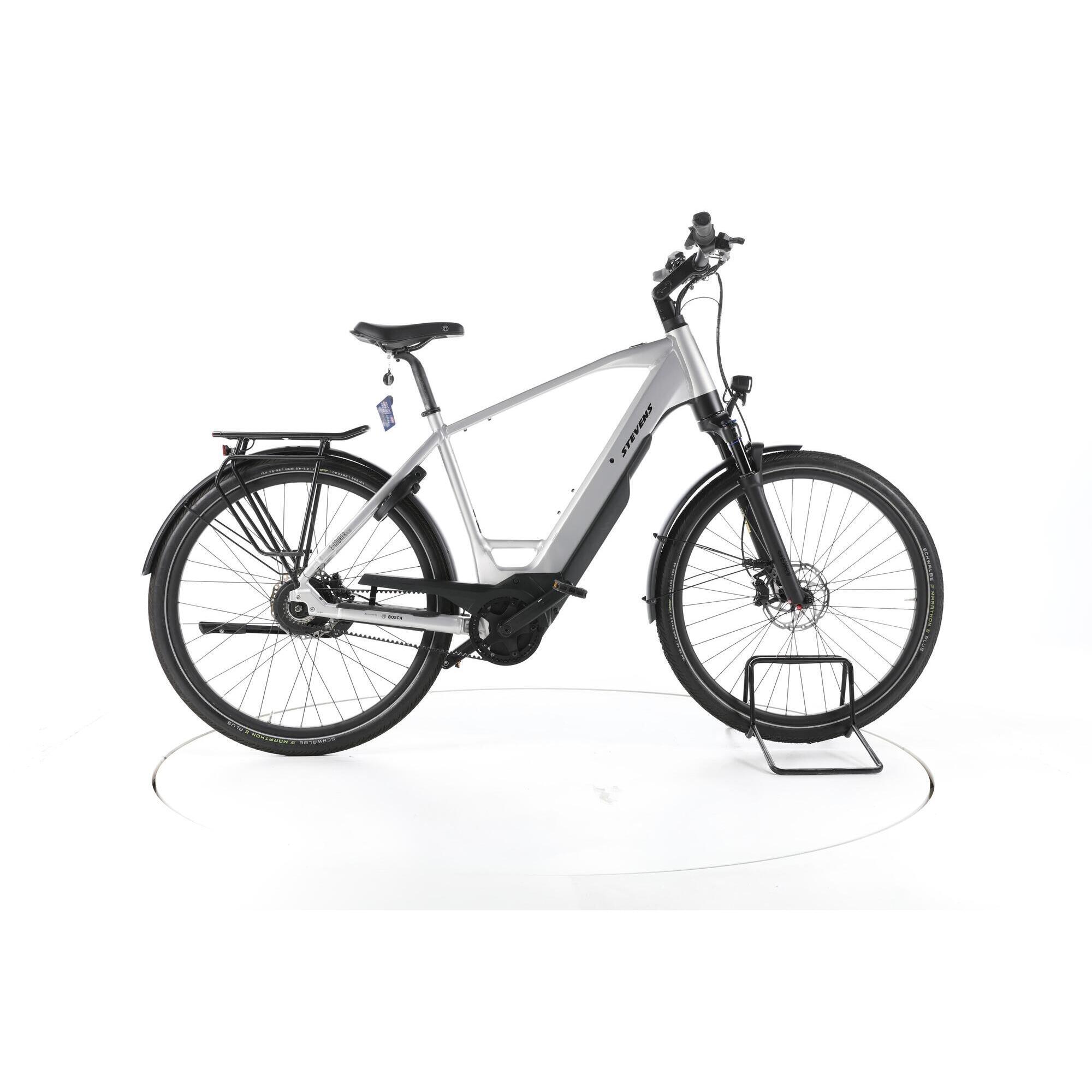 Stevens - Reconditionné - Stevens E-courier Plus City Vélo Électrique 2023 - Très Bon - Vélo Ville - Gris - 58 - Decathlon