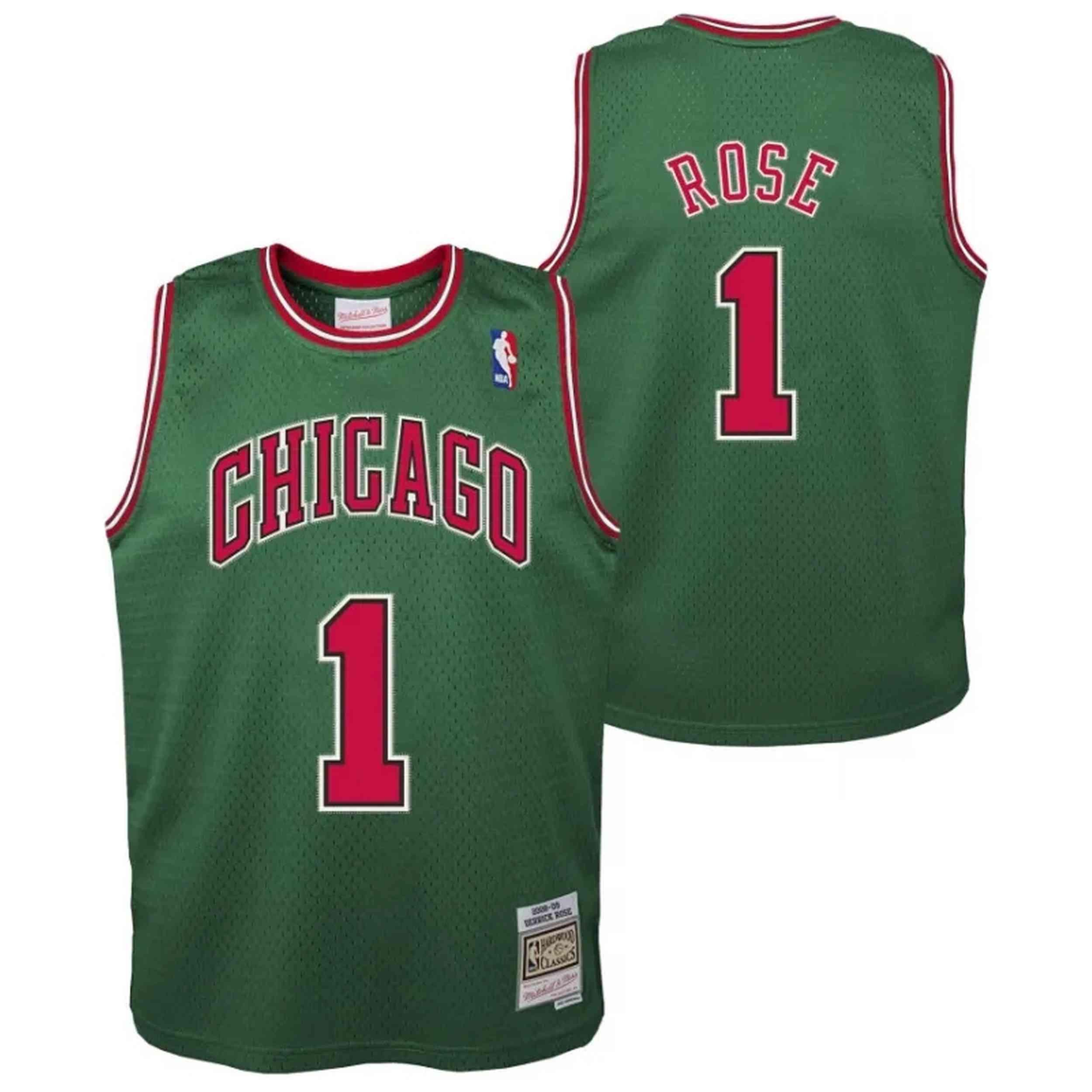 Maillot de basket Mitchell & ness modèle EN2B7BRE1-BULDR pour unisexe enfants 3/3
