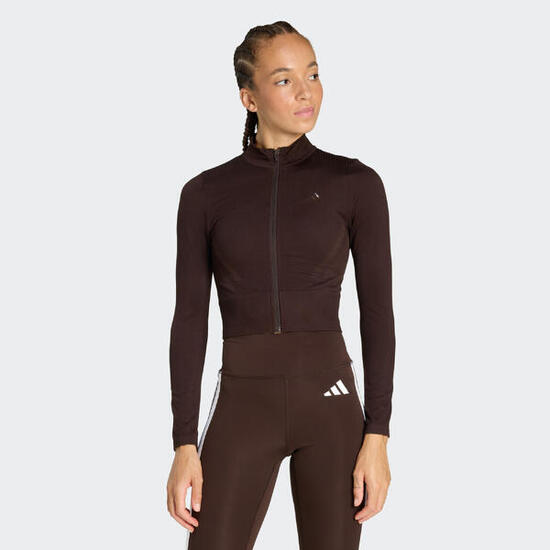 Giacca in maglia con zip integrale da allenamento Essentials