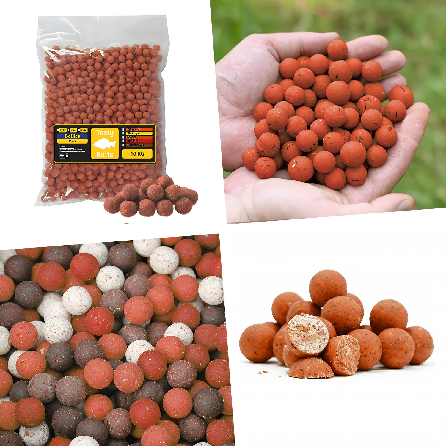 Tasty Baits Monster Crab Boilie 20mm 10kg 4/6