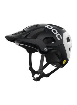 Fietshelm poc tectal race mips zwart/wit matt