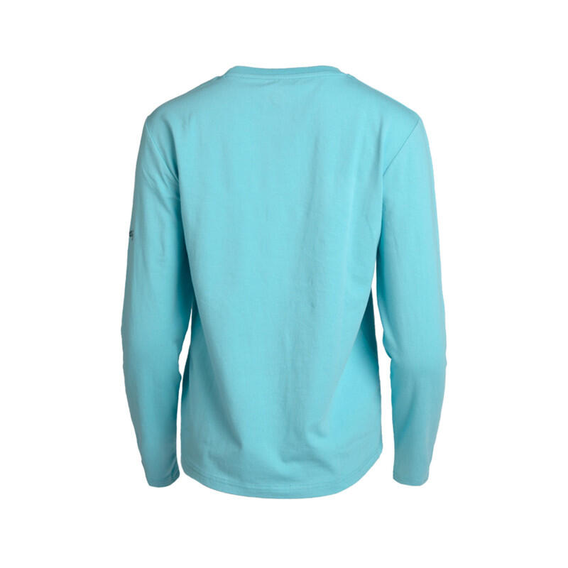 T-shirt à manches longues pour femmes BRIANES, col rond et style décontracté 2/4
