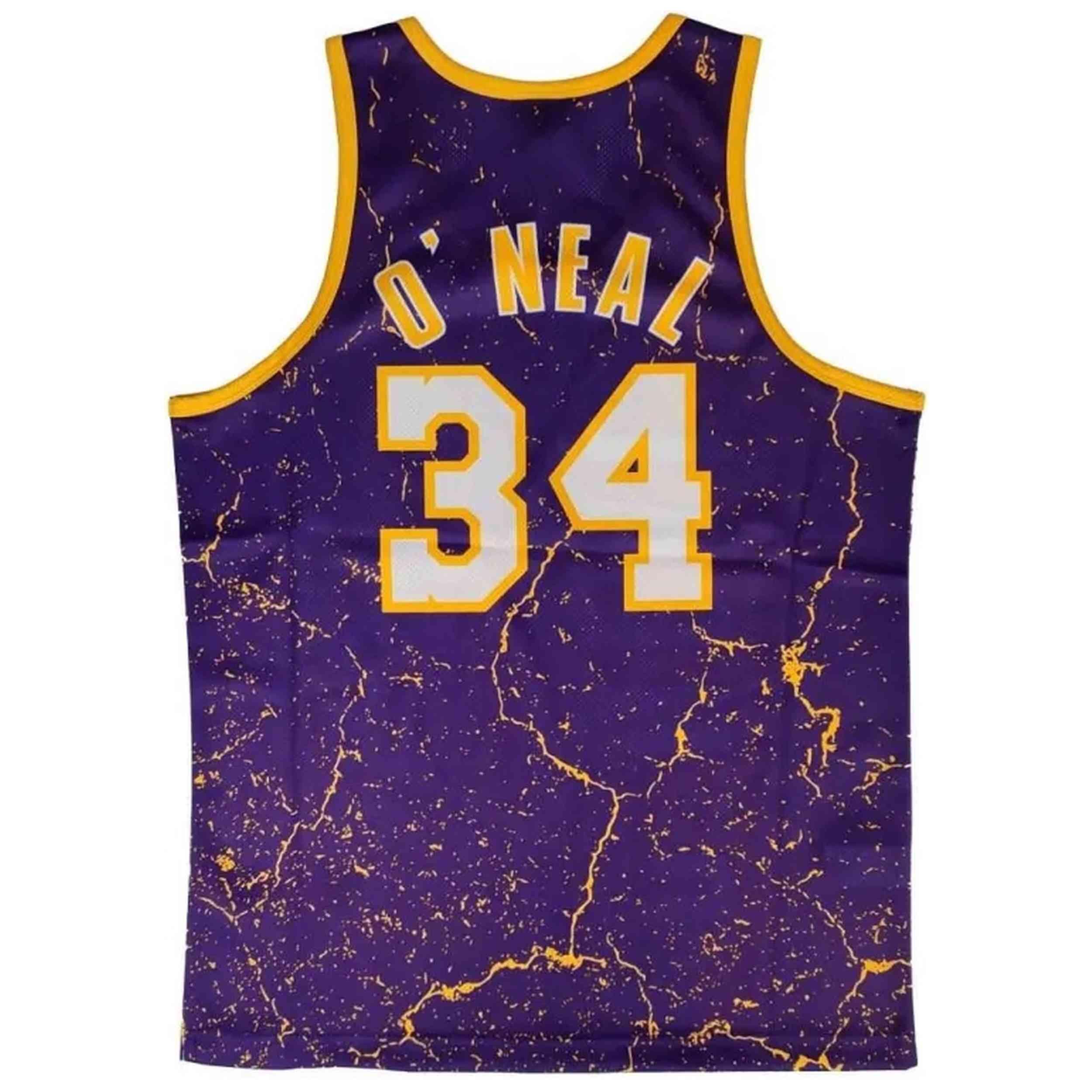 Basketbalshirt Mitchell & ness model TNMK5010-LALYYSONPURP voor mannen 2/2