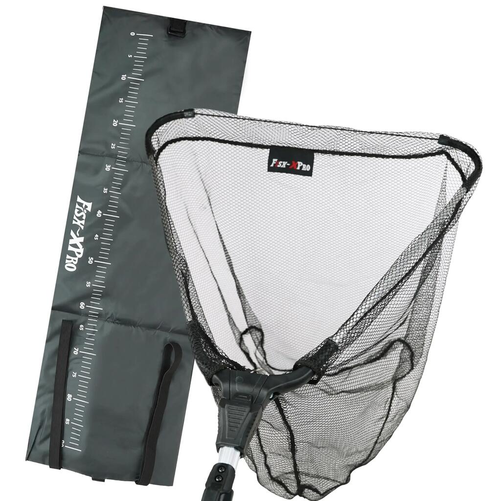 Allround Landing Net Set - 50 x 50 cm Net - 100 x 30 cm Unhooking Mat
