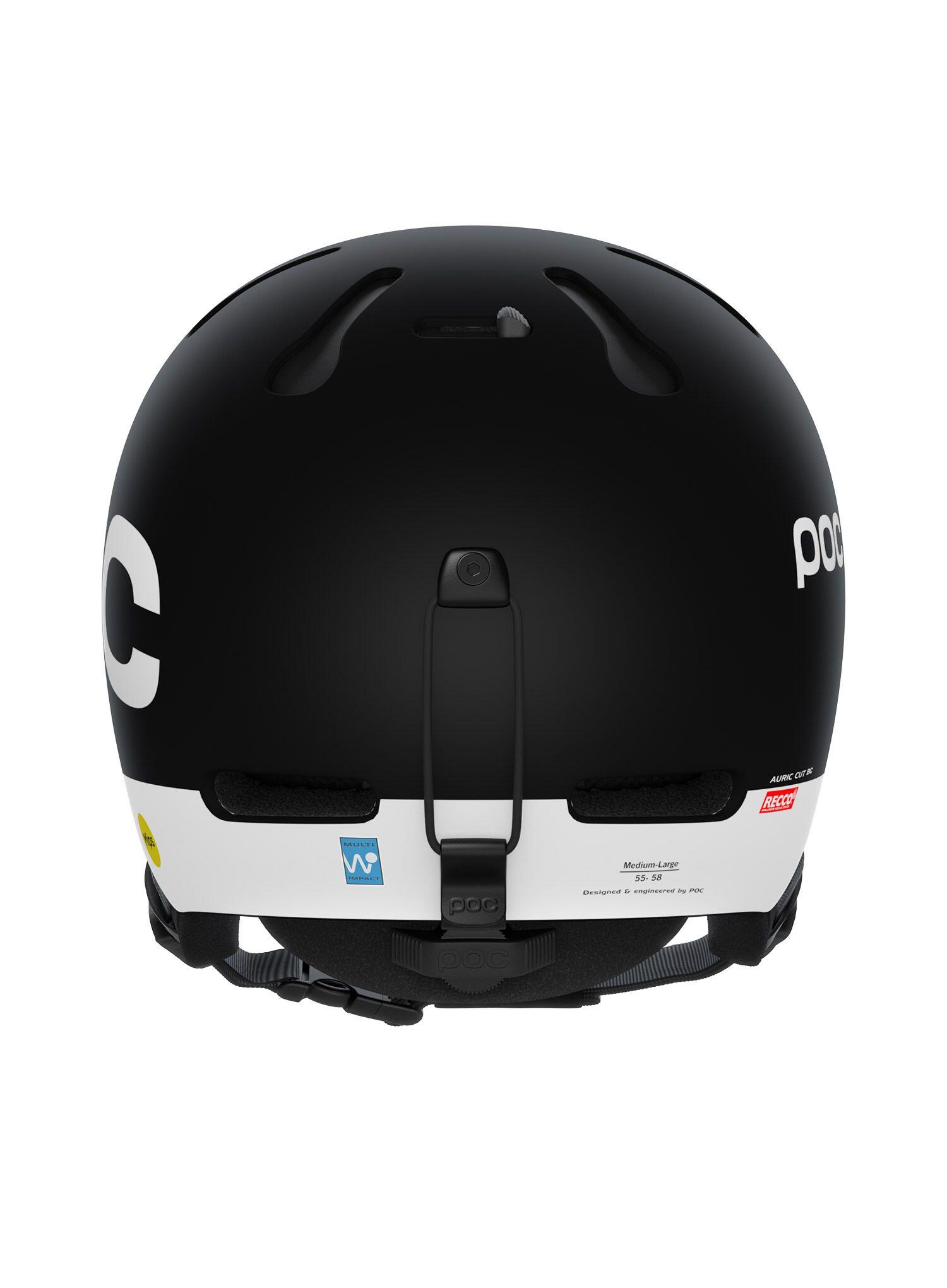 Capacete POC Auric Cut BC Mips preto urânio mate 2/4