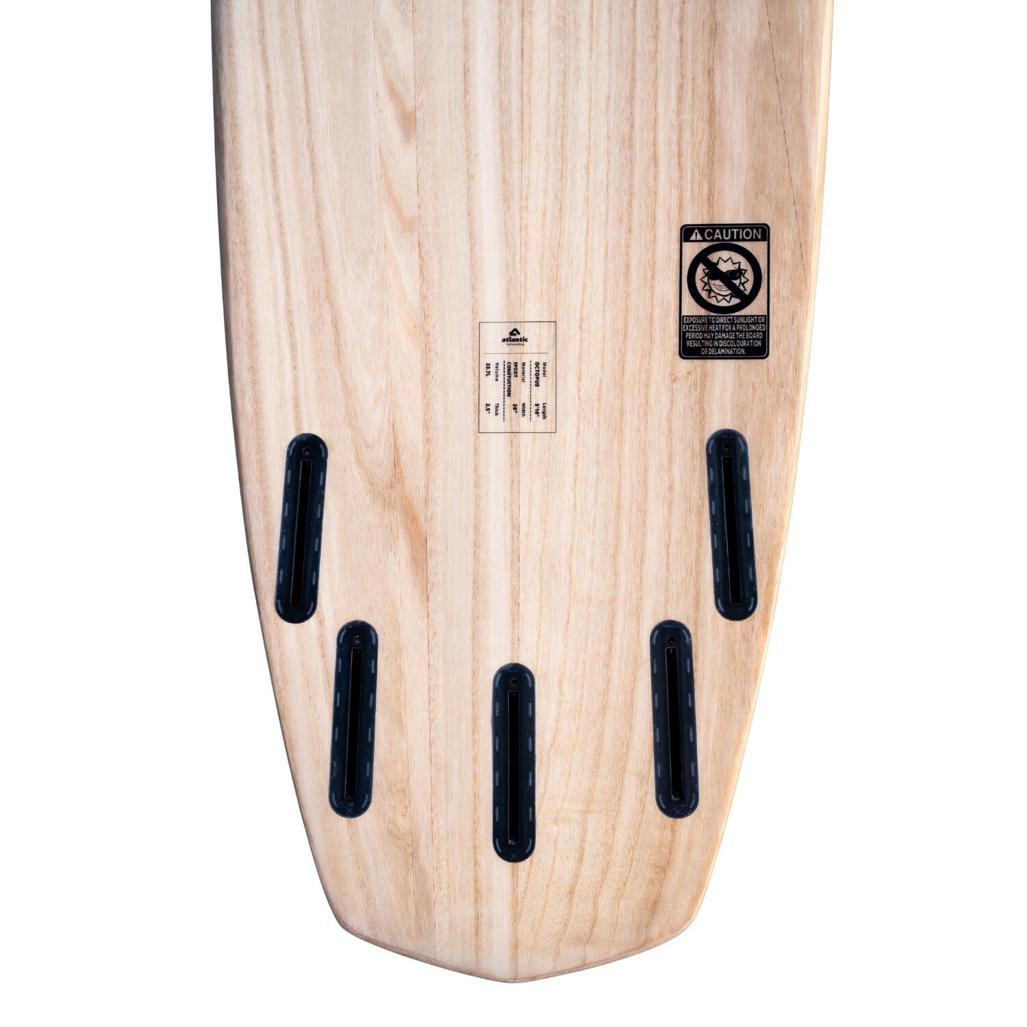 Prancha de Surf de Epóxi e Madeira - Octopus - 5'10 x 20" x 2,5" - 33.7L 5/7