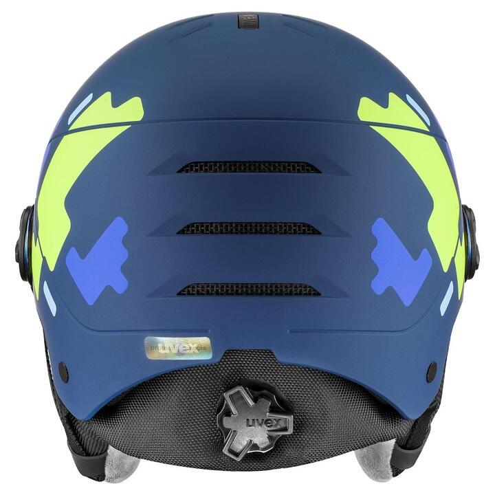 Kask narciarski dla dzieci Uvex Rocket Jr Visor szybka Hardshell EPS regulowany 4/5