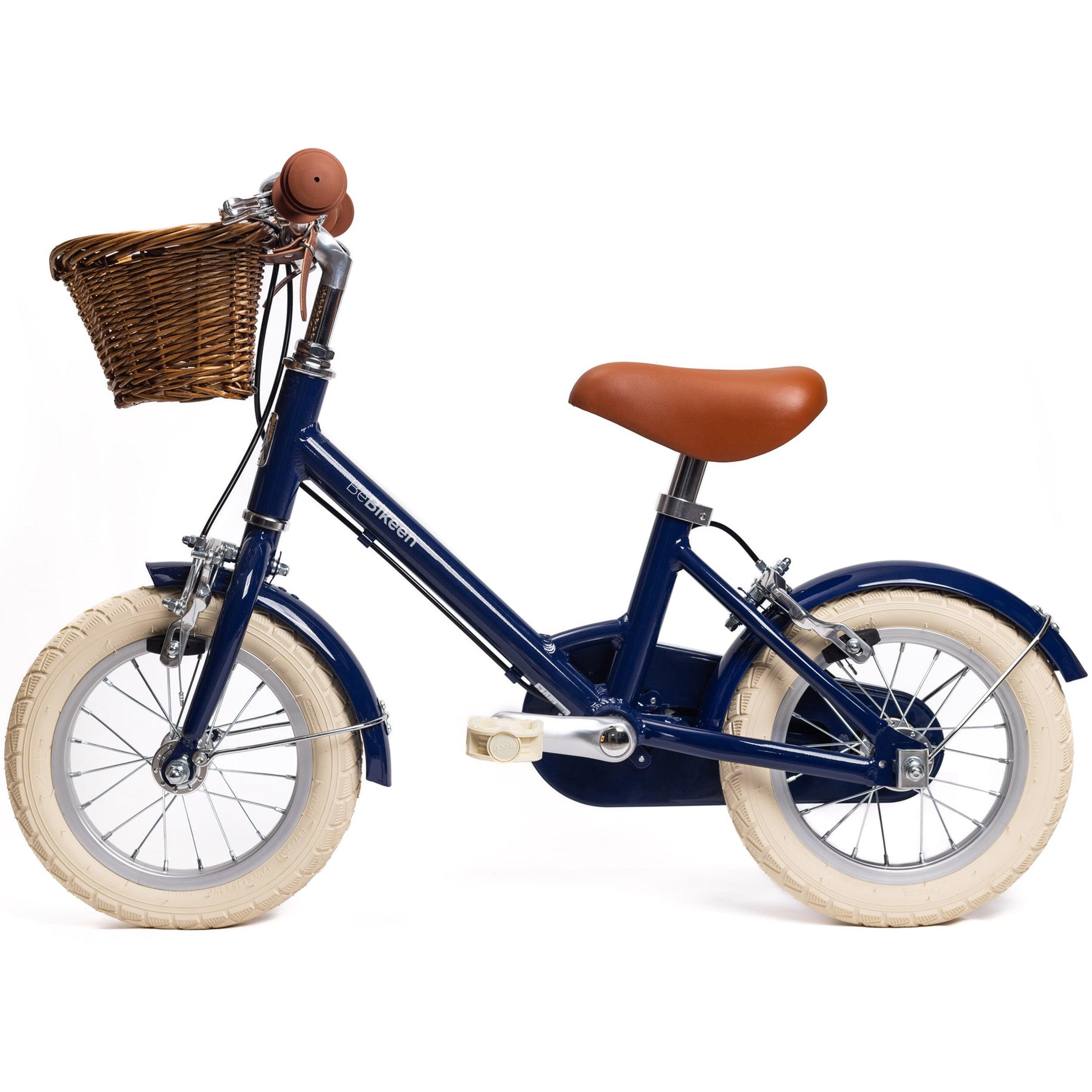 Bicicleta infantil de 12 pulgadas 2–4 años de aluminio ligero – Azul marino 4/8