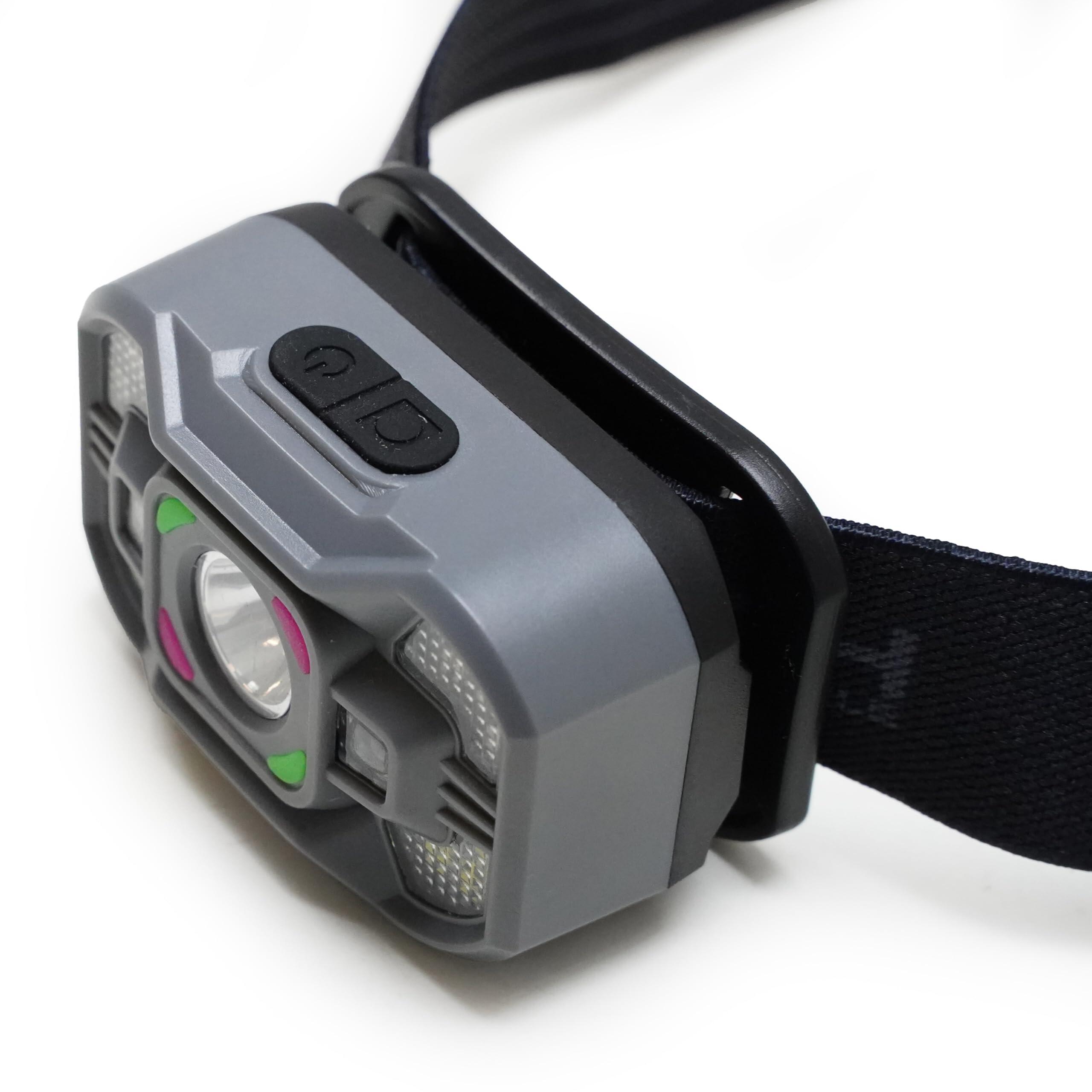 EXB-1 Lampada frontale ricaricabile 1000 lm + torcia RGB 4/7