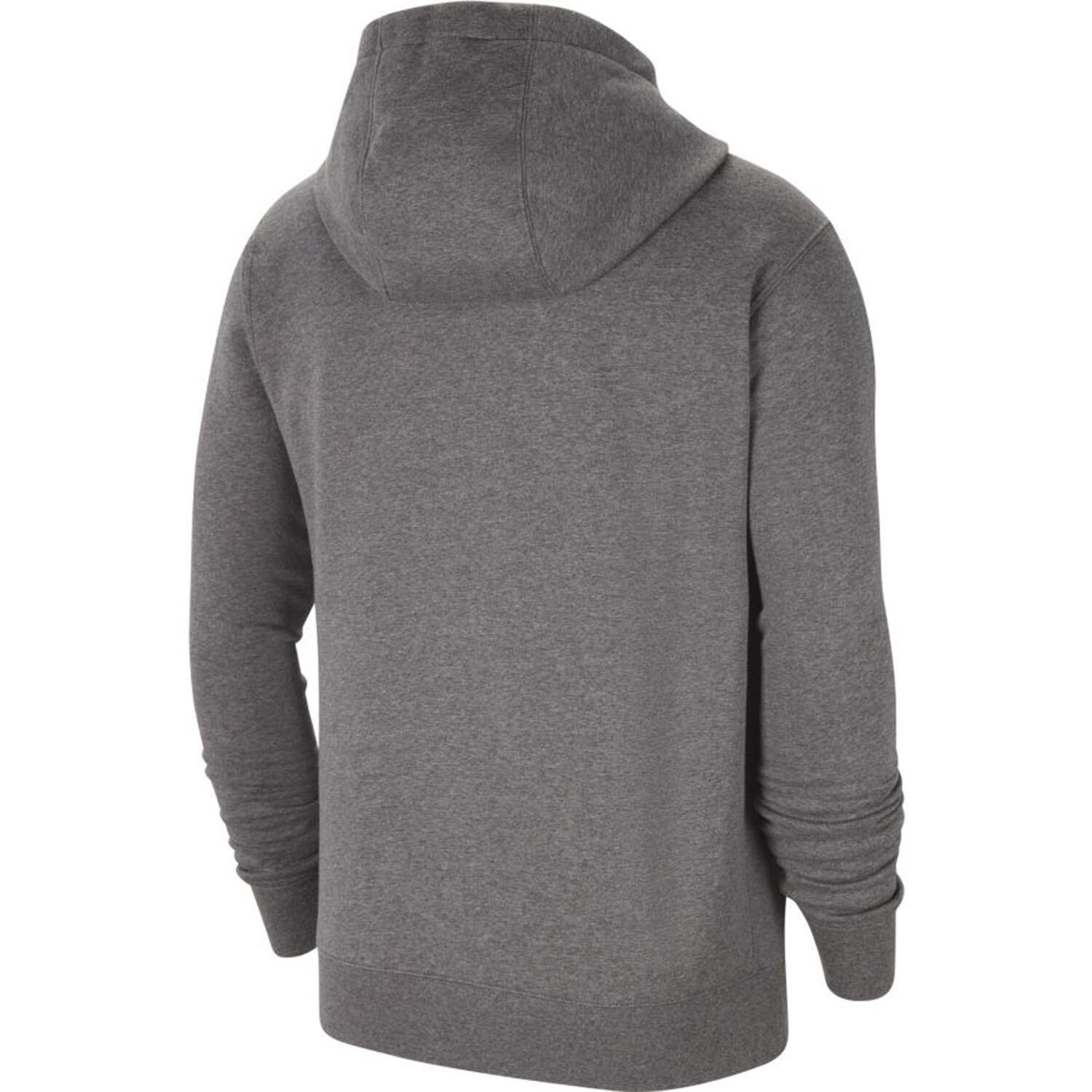 Felpa con cappuccio full zip junior ( fleece) nike grigio 2/3