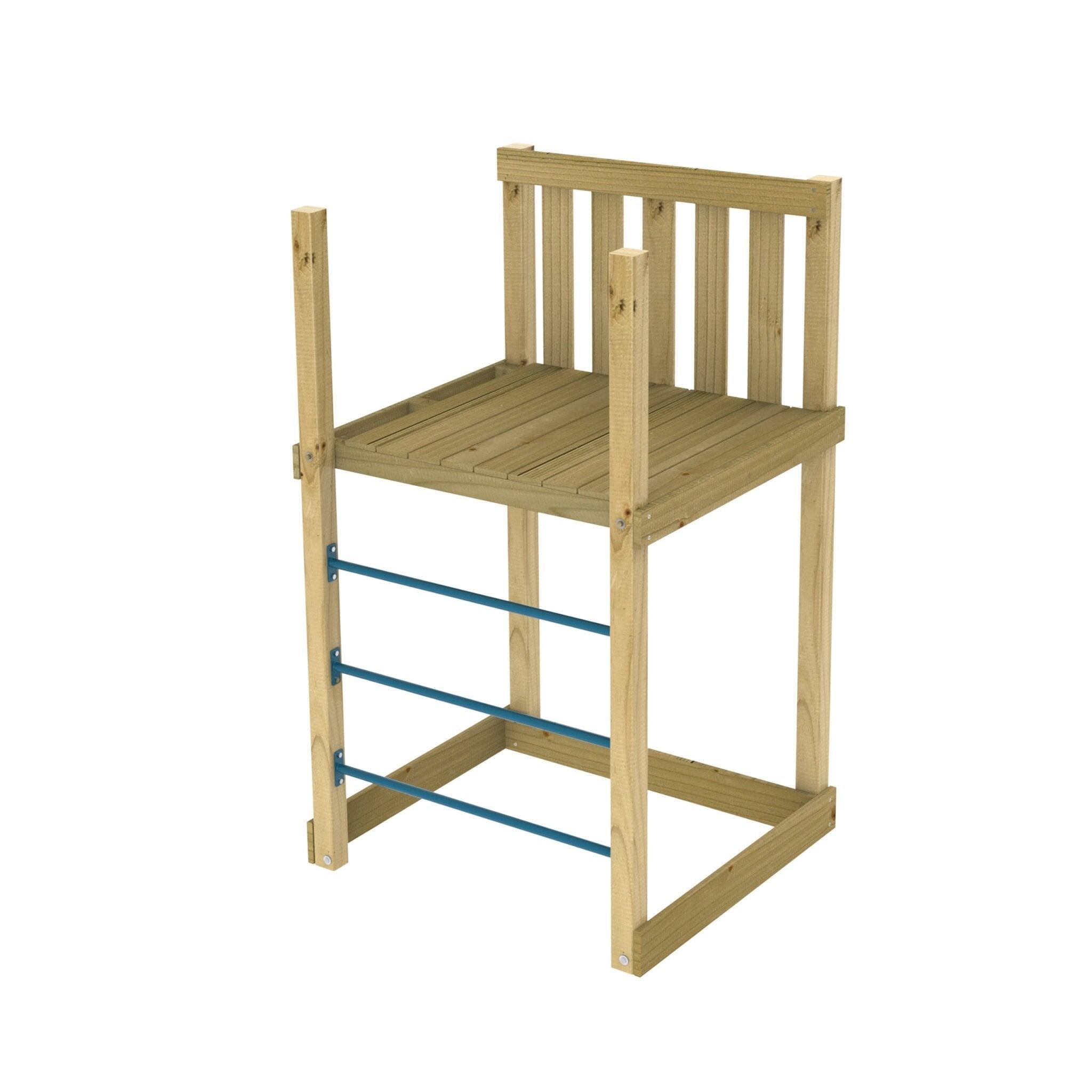 Plateforme avec échelle 120 cm SKYWOOD bois H120cm 2/5