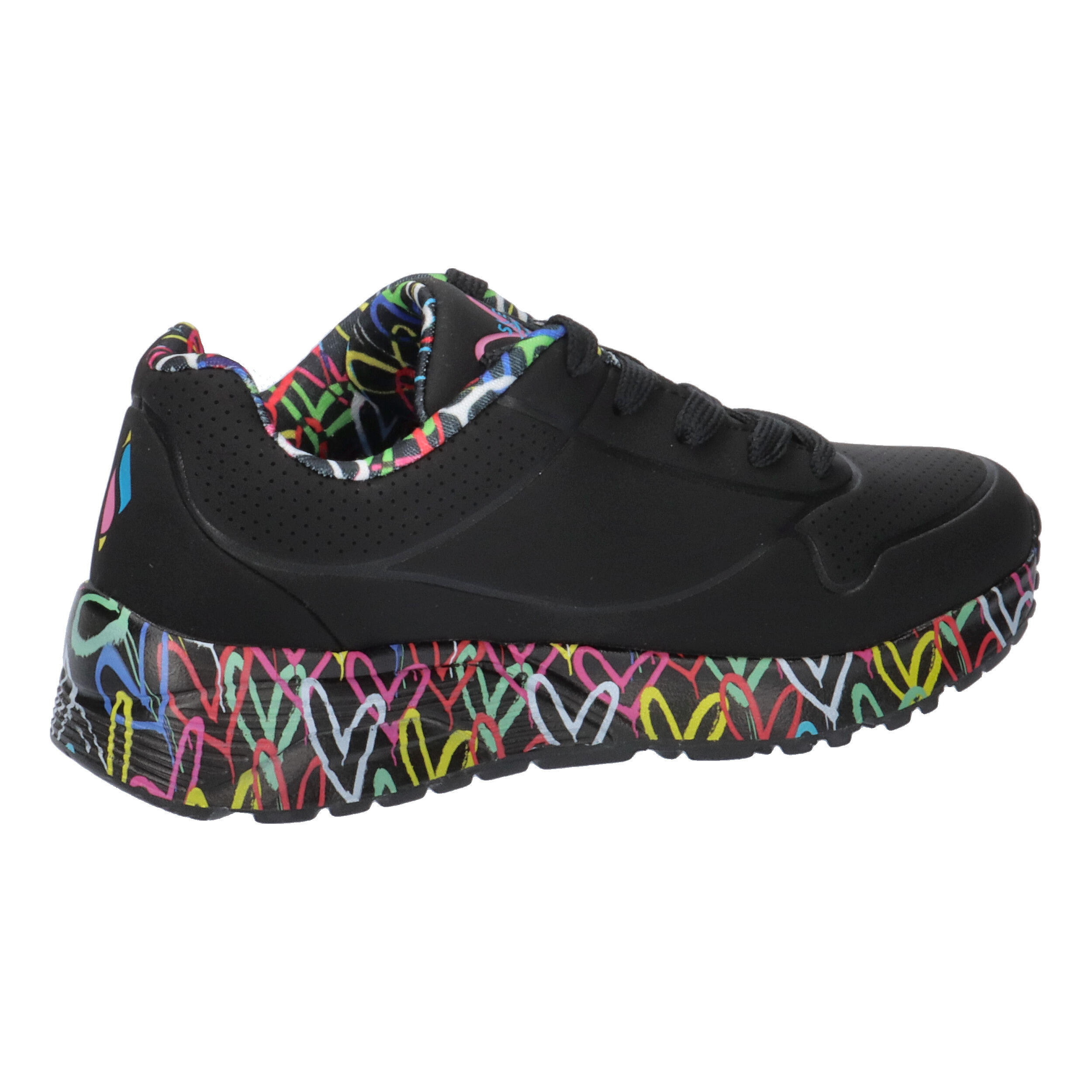 Skechers Street UNO LITE - LOVEY LUV Sneakers Women Mädchen JGoldcrown schwarz 7/7