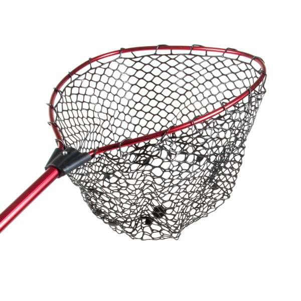 Dlt - Épuisette Bateau Rouge En Caoutchouc Ultra - Carrelet - Noir|rouge - Taille Unique - Decathlon