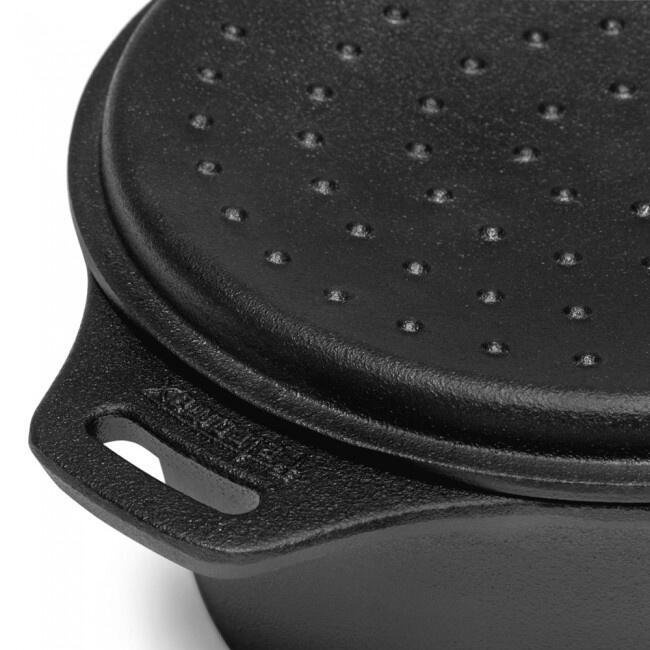 Petromax KR2 Casseruola in ghisa con coperchio (2 litri) 5/7