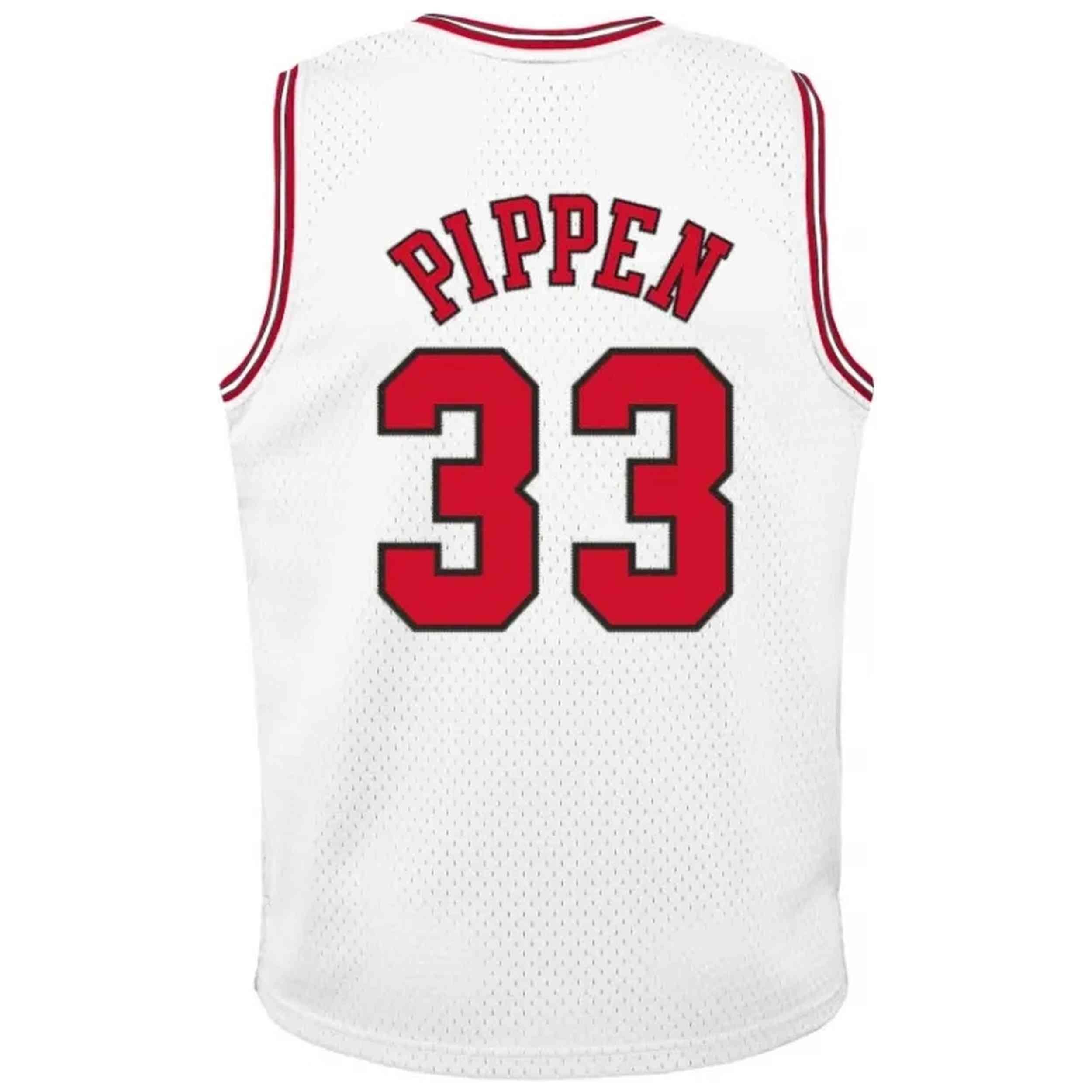 Maillot de basket Mitchell & ness modèle EN2B7BHMO-BULSP pour unisexe enfants 2/3