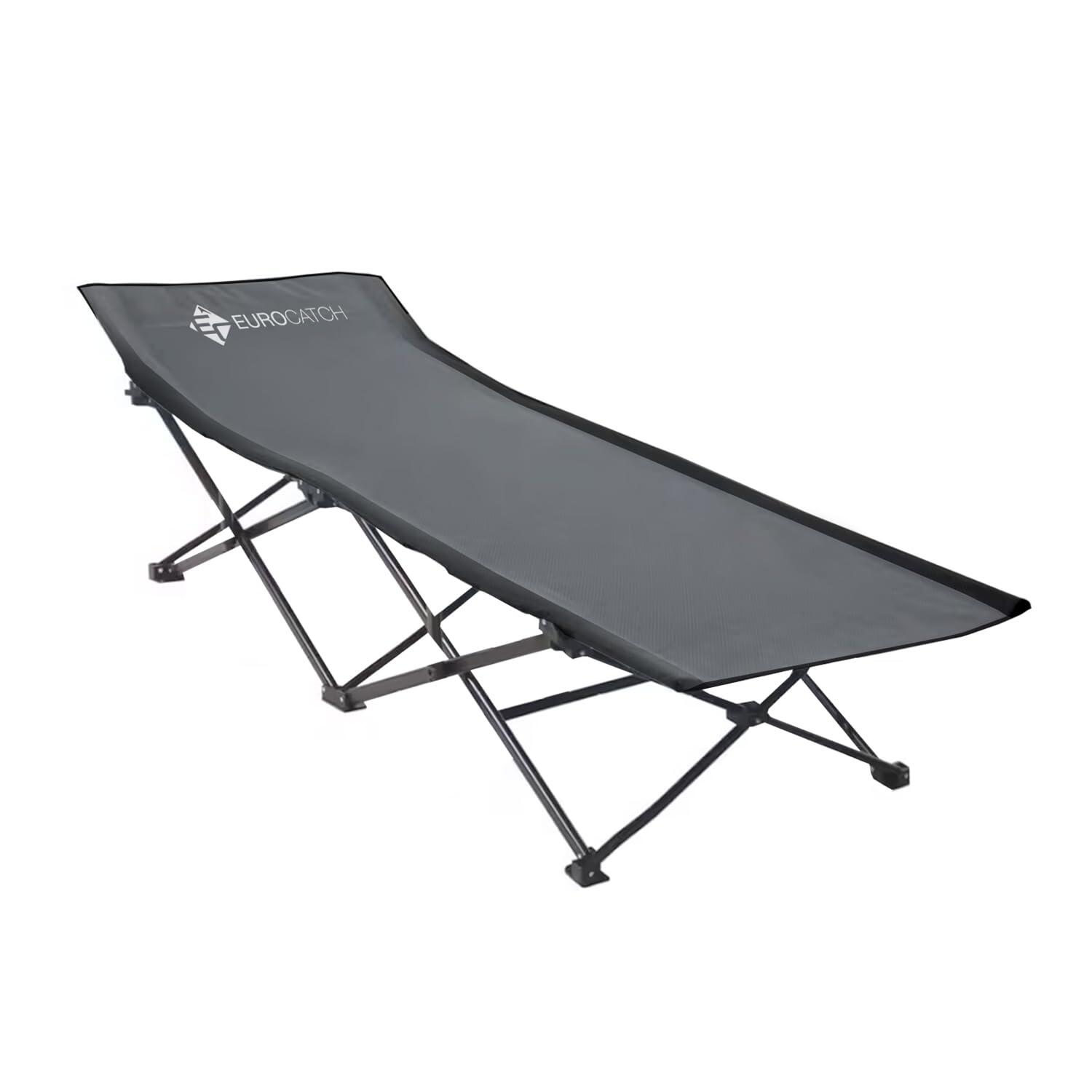 Eurocatch - Lit De Camp Pliable 190cm Gris - Lit De Camps - Gris - No Size - Decathlon