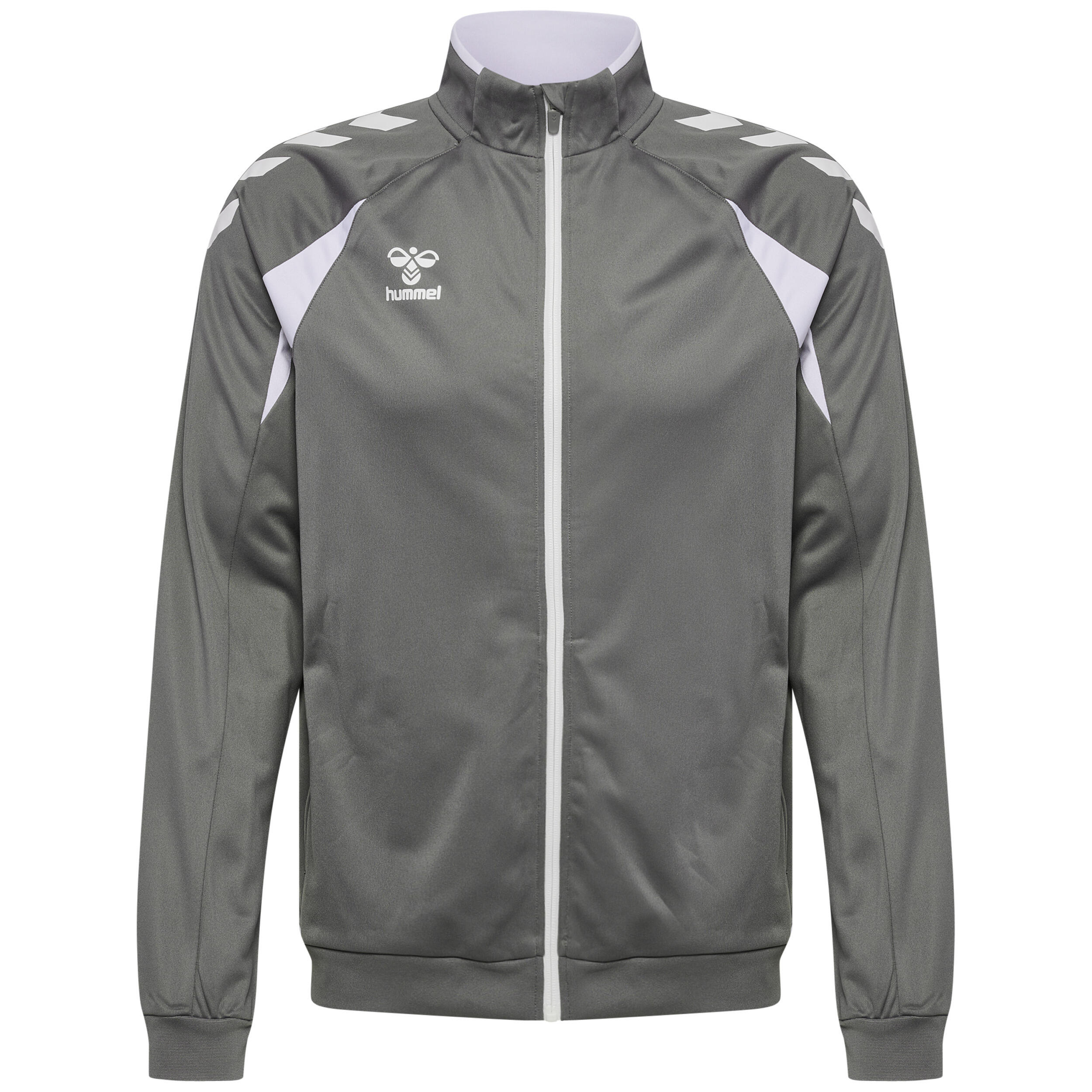Hummel - Veste De Survêtement Hummel Core 2.0 - Sweat Zippé - Blanc|gris - Decathlon
