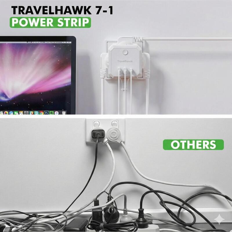 Splitter USB-C – Prelungitor 20W – Alb