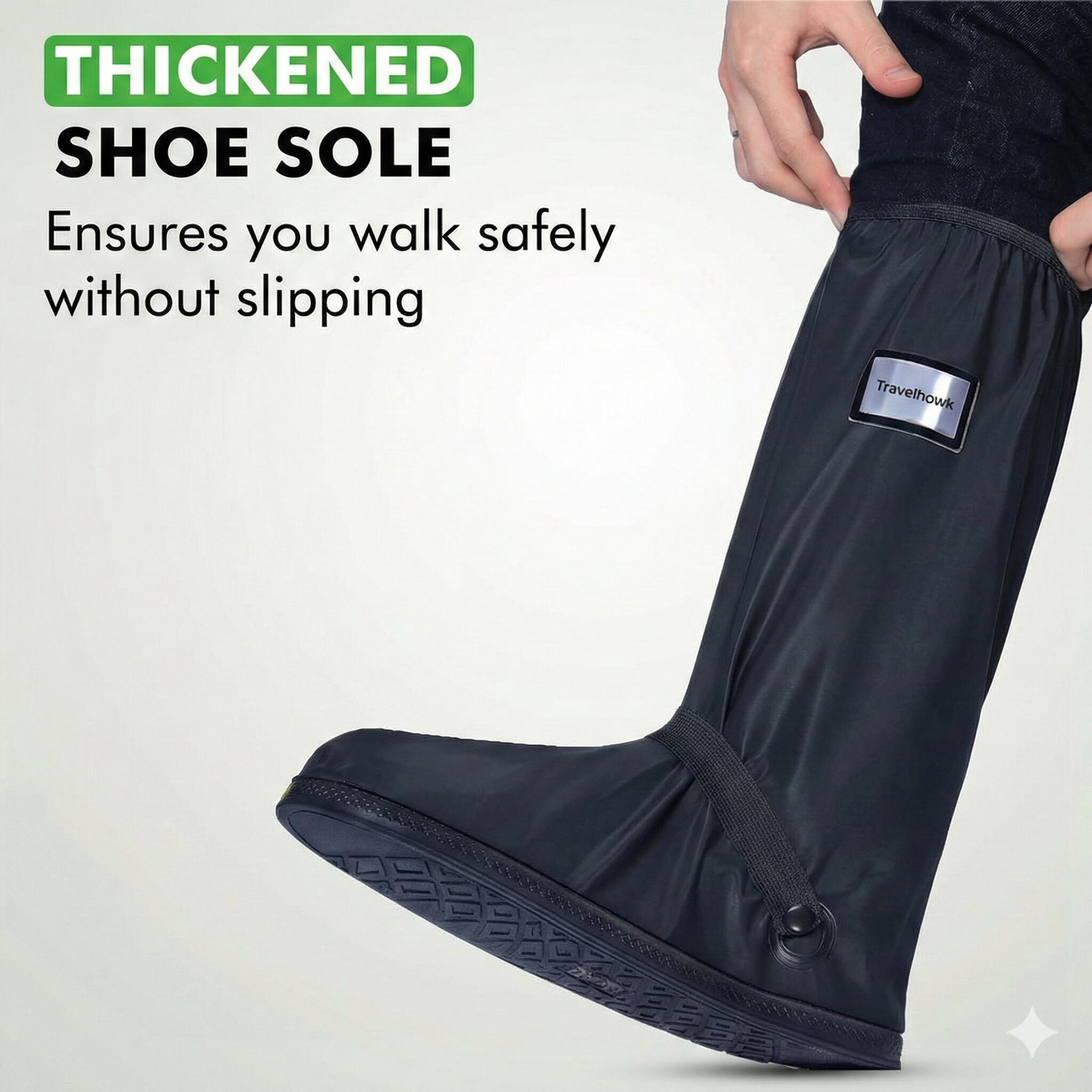 Overschoenen – Waterdichte Regenschoenen – Herbruikbaar – Zwart 3/7