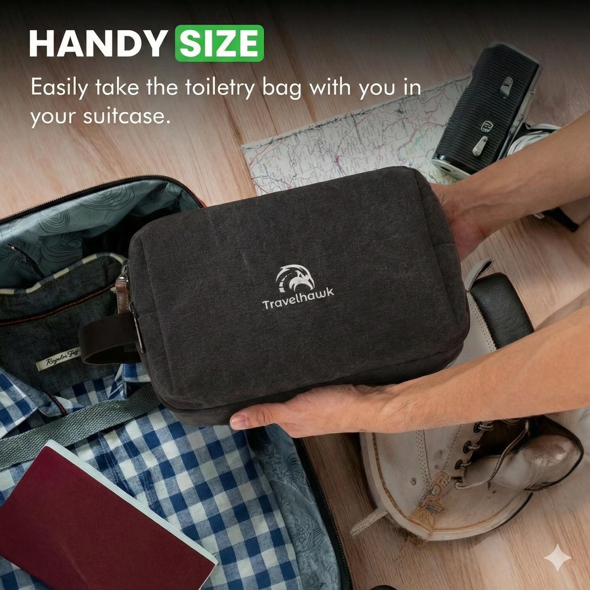 BSITSSS Beauty Case Donna da Viaggio, Pochette Donna Trucchi con 3