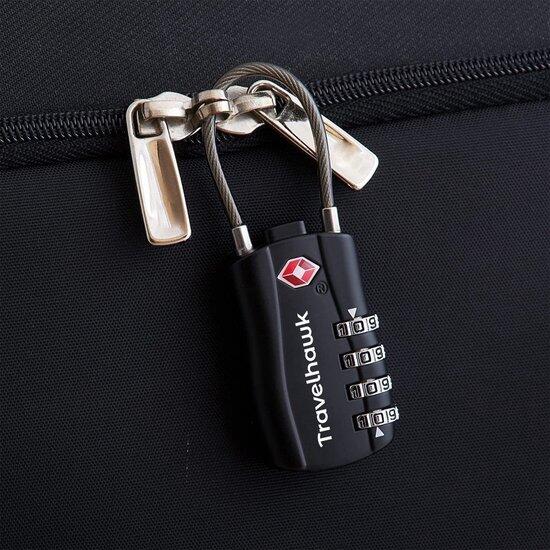 Candado para maleta TSA – Candado de combinación – Negro 7/7