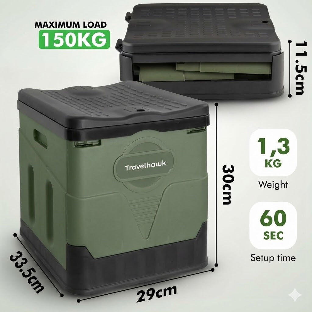 Inodoro portátil e higiénico para camping 2/7