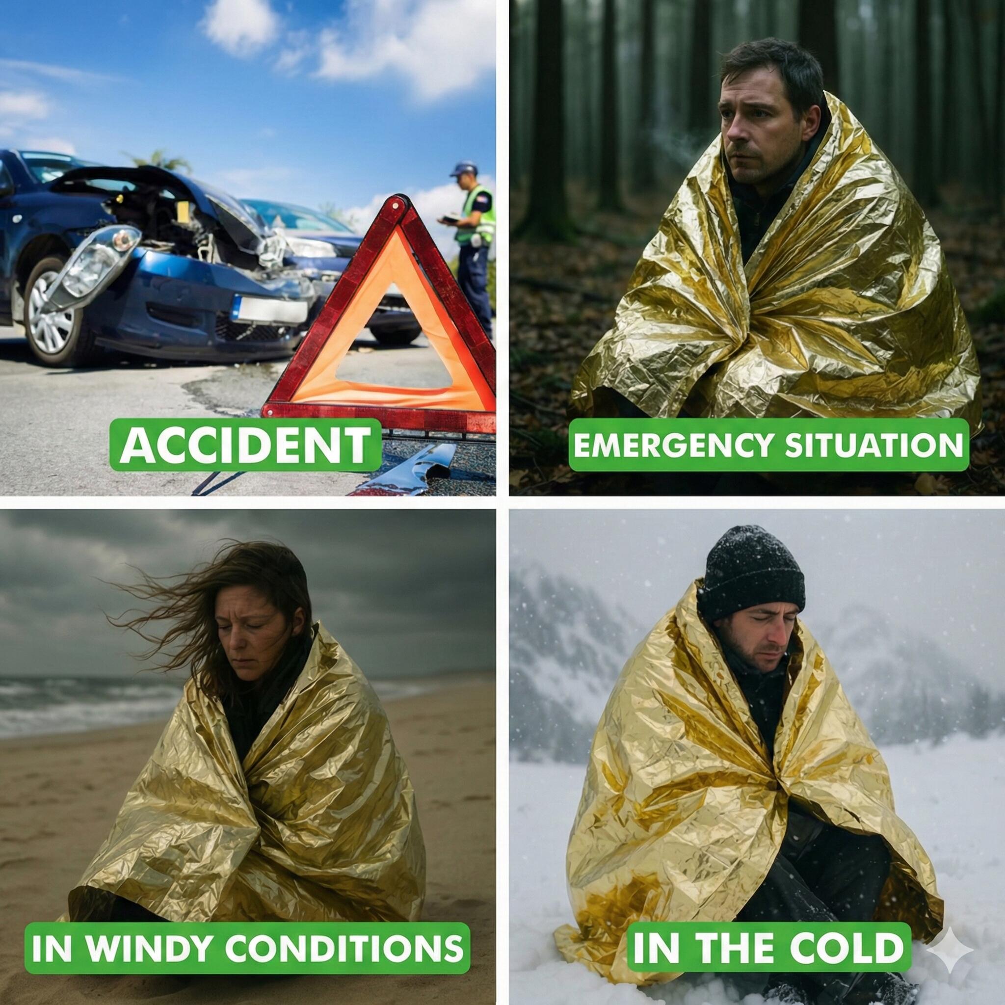 Manta de emergencia – 4 piezas 5/7