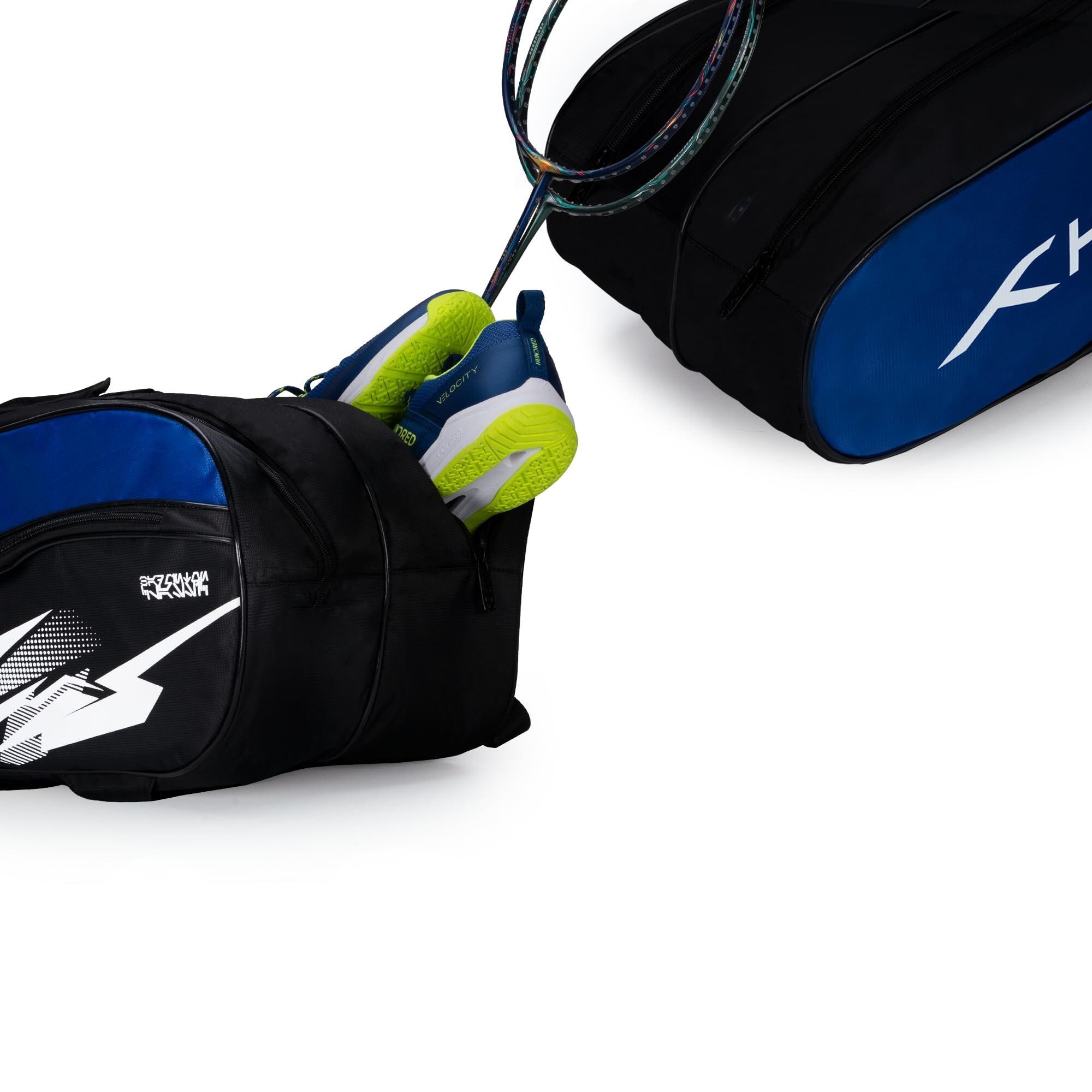 Badmintontasche - Cosmogear Groß geräumig für Schläger und Schuhe 4/6