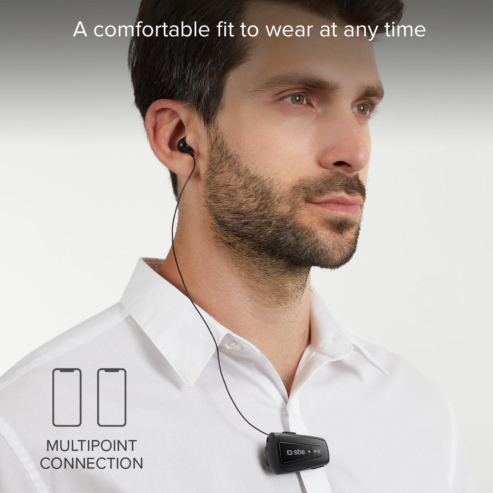 Auricolare Wireless per Chiamate con Clip Roller 7/7