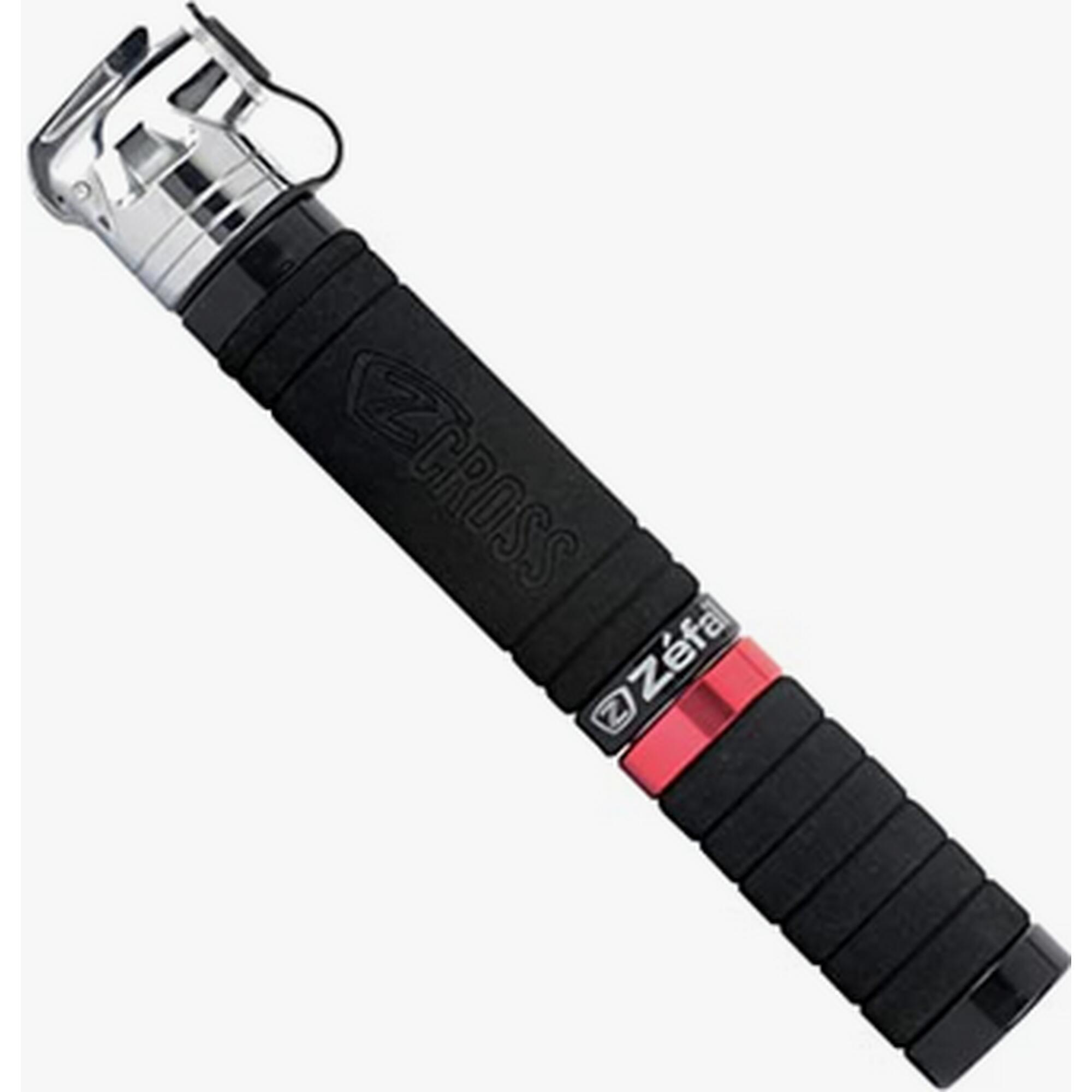 Zefal - Mini Pompe Téléscopique Vtt Zefal Z Cross - Noir - Pompe À Main - Noir|rouge - Taille Unique - Decathlon