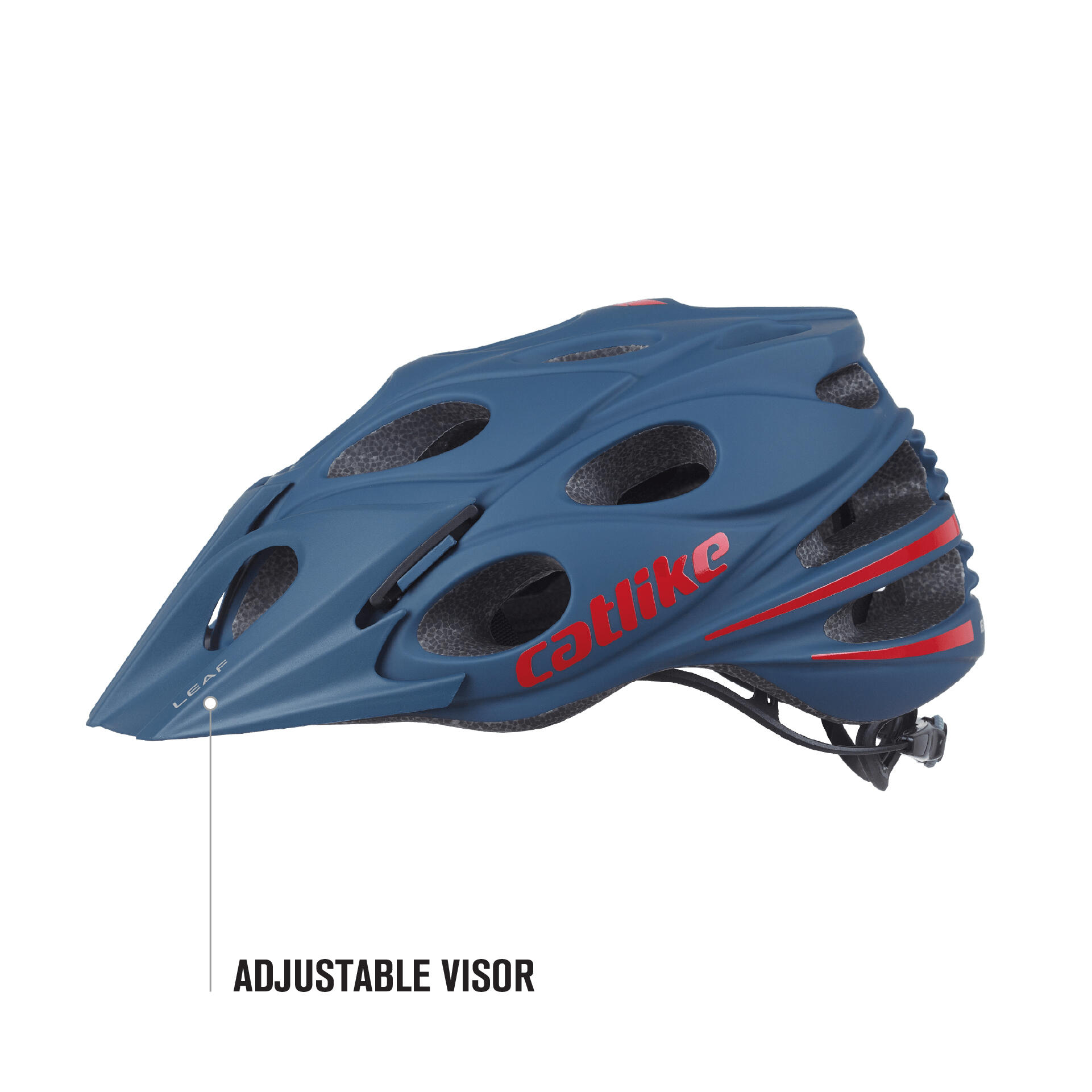 Capacete de Bicicleta MTB Leaf Azul 5/7