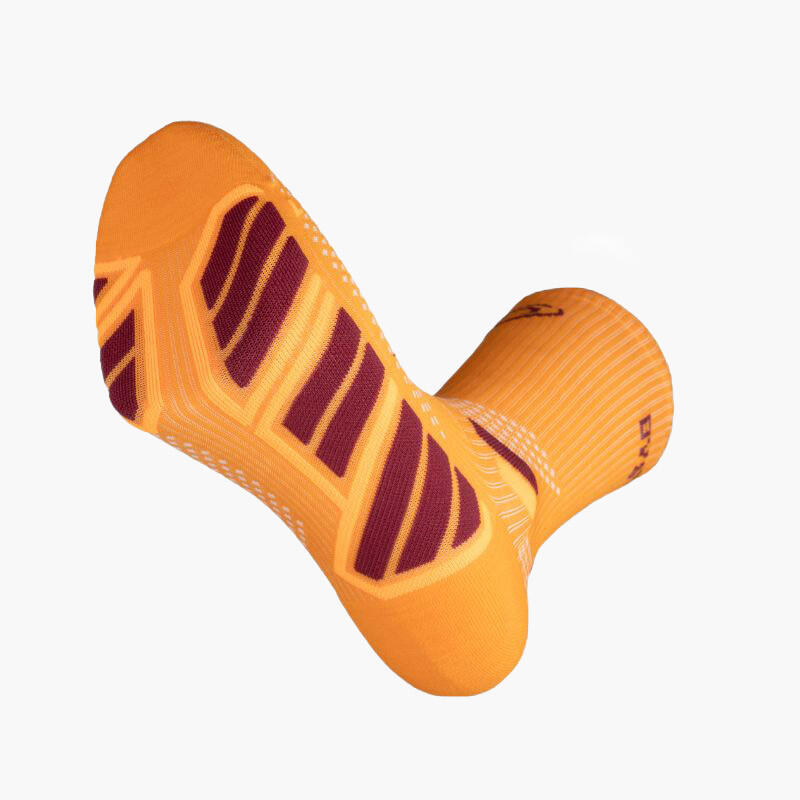 Chaussettes TRAIL ULTRA HIGH Orange/Bordeaux 3/3