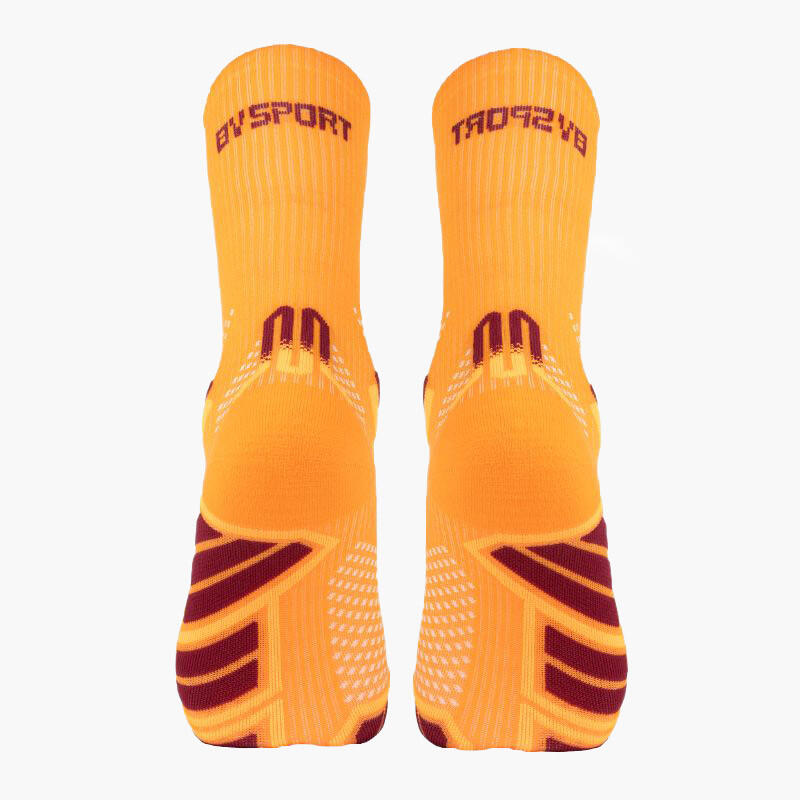 Chaussettes TRAIL ULTRA HIGH Orange/Bordeaux 2/3