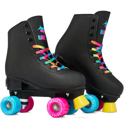 Classic verstelbare rolschaatsen iris wit
