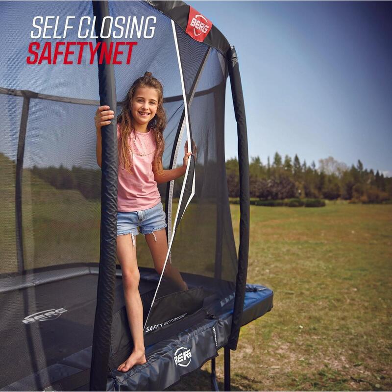 Trampolína Ultim Champion InGround 330 + Bezp. Síť Deluxe Šedá