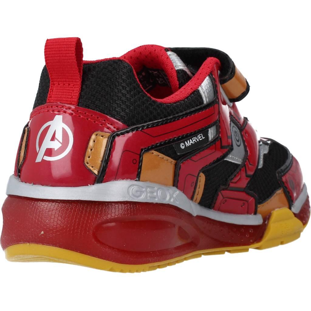 Baskets Geox Modèle J Bayonyc Boy C Couleur Rouge 3/5
