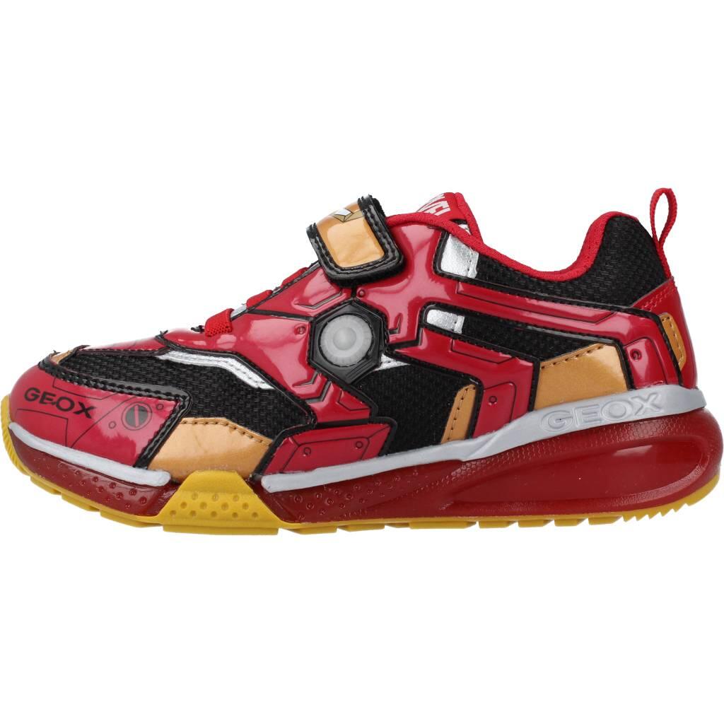Baskets Geox Modèle J Bayonyc Boy C Couleur Rouge 2/5