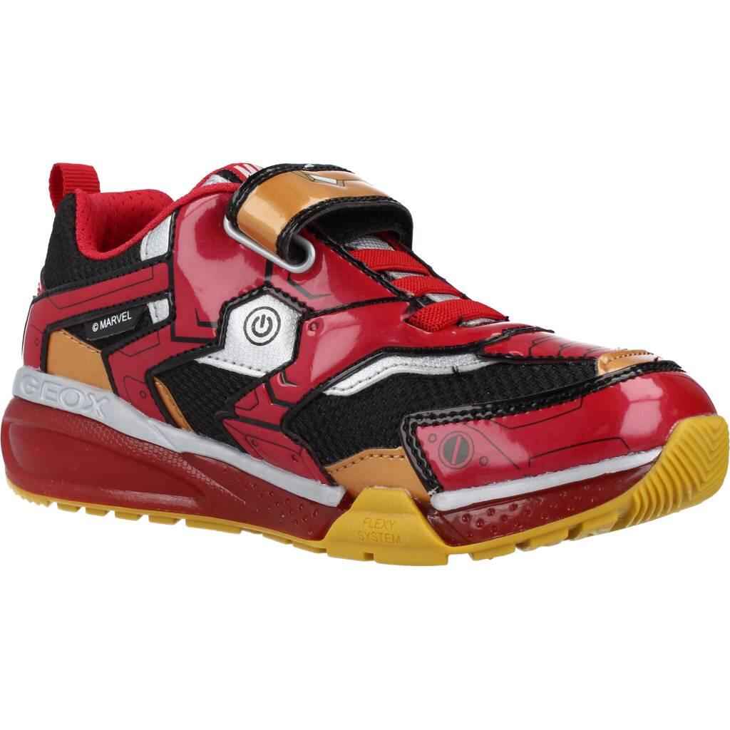 Baskets Geox Modèle J Bayonyc Boy C Couleur Rouge 5/5