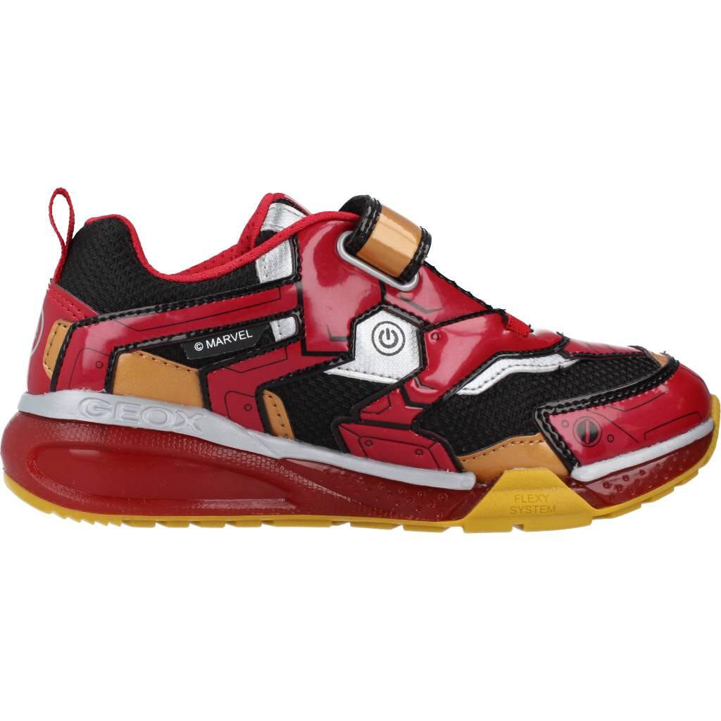 Baskets Geox Modèle J Bayonyc Boy C Couleur Rouge 4/5