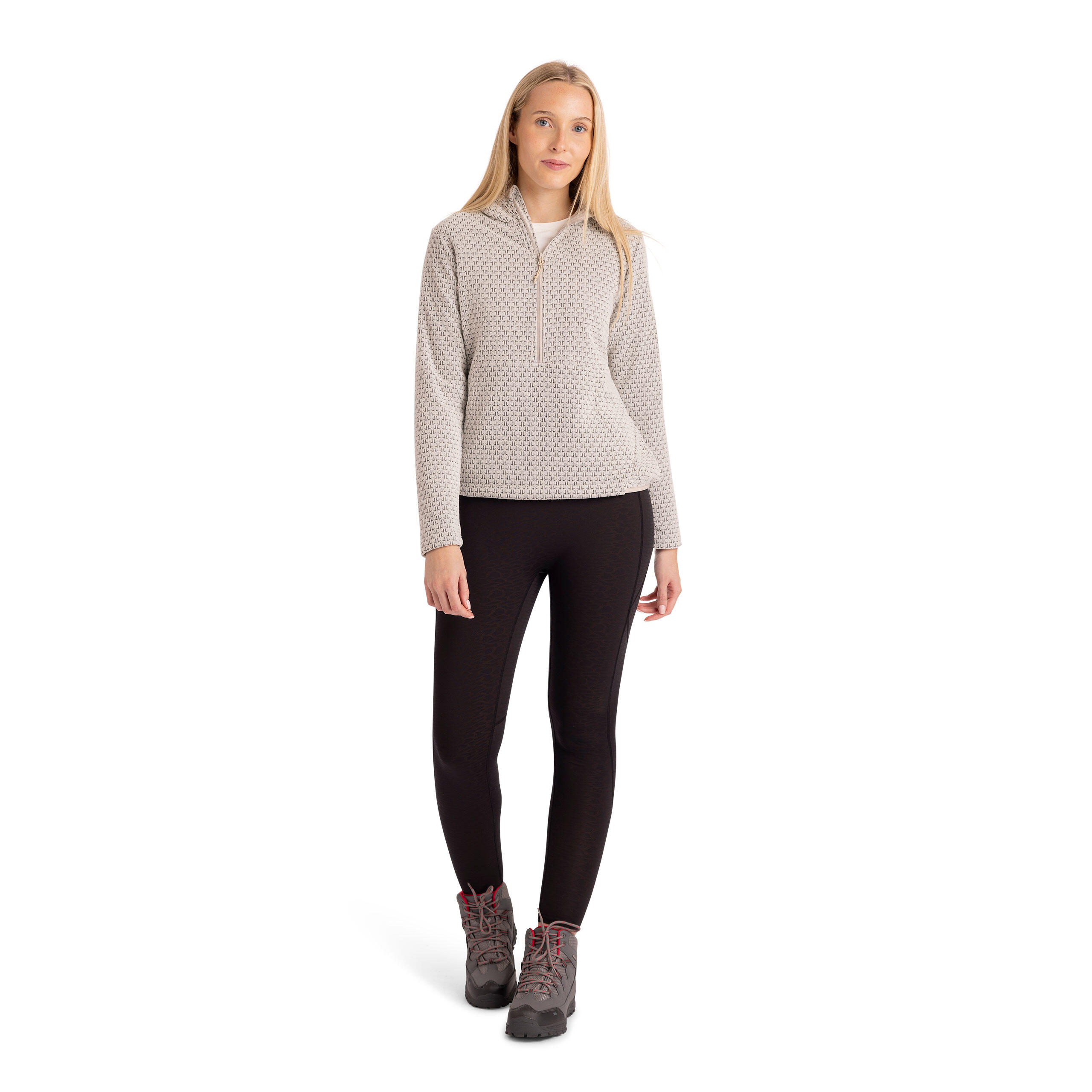 Trespass METRAYA – Felpa donna con cappuccio in pile doppio spazzolato 4/7