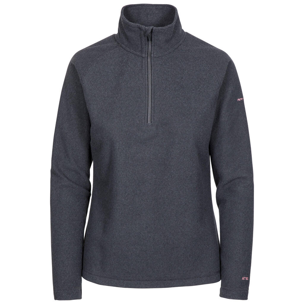 Womens 1/2 Neck Zip Brushed Back Fleece Top - Meadows